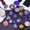Wax Seal Stamp Head Halloween Sealing Wax Stamp 25mm Brass-Fire Paint Seal Head for Card Wedding Party Invitation-Decor