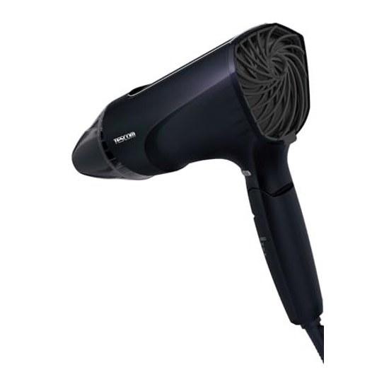 TESCOM Hair Dryer Protect Ion Quick Dry Lightweight Cool Air Foldable High Volume Pressure Easy Release Plug Speedom Black TEC-HD2400-K