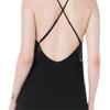 Calvin Klein Solid Color Short Lace Camisole Dress Women Dresses Black QS6846-UB1