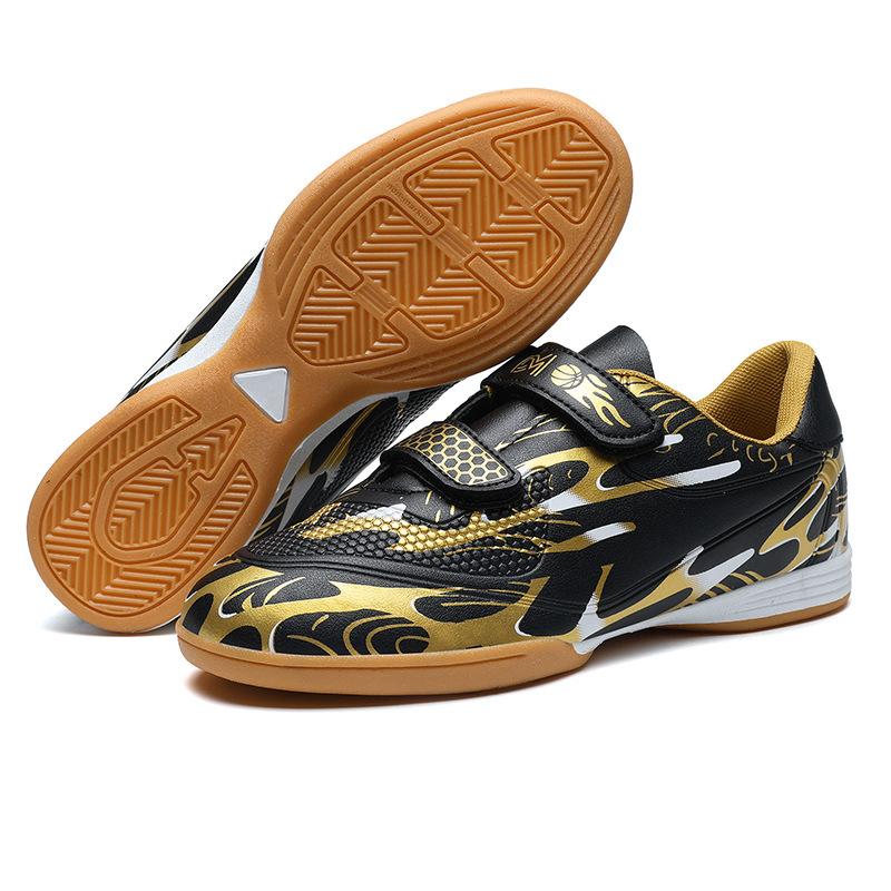 Boys and girls Velcro football shoes Children's professional sports shoes Primary and secondary school students game training football shoes
