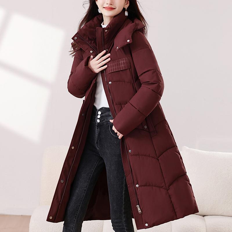 Fashion Winter Jackets Woman Long Parkas Hooded Plus Size Thick Warm Women's Coats