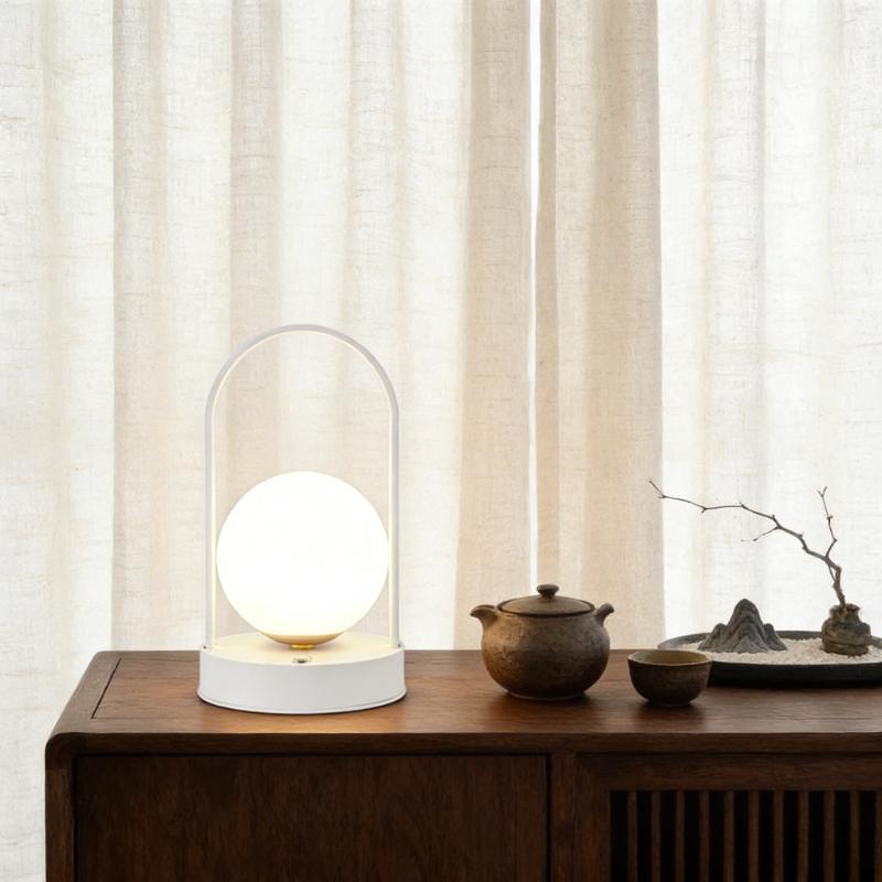 Portable Table Lamp Night Light Outdoor Camping Light Stall Light Nordic Modern Bedroom Bedside Lamp