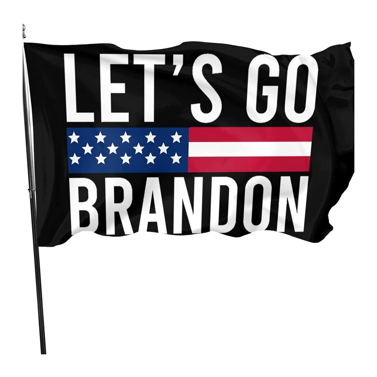 

LET S BRANDON Flag 90*150cm Outdoor Banner Interior Decoration