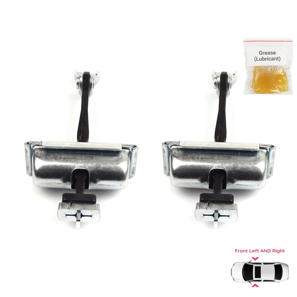 EDP1246-1 2 Pieces Front Left AND Right Door Catch Hinge Brake Stop Check Strap Limiter for Vauxhall Opel Adam M13 2012-2019 13412690 