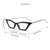 Women's Fashion Cat-Eye Reading Glasses High-Definition Blue Light Blocking Glasses Unisex Fashion Glasses for Farsightedness