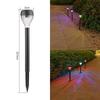 Black Scorpion Solar Powered Colorful Garden Stick Lights, 20-Pack