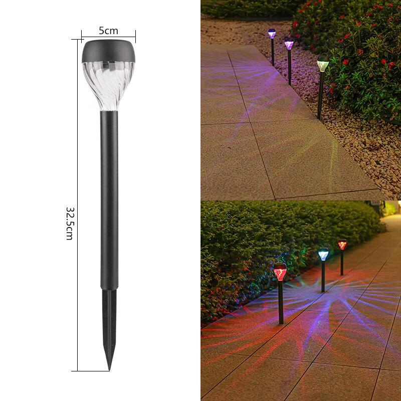Black Scorpion Solar Powered Colorful Garden Stick Lights, 20-Pack