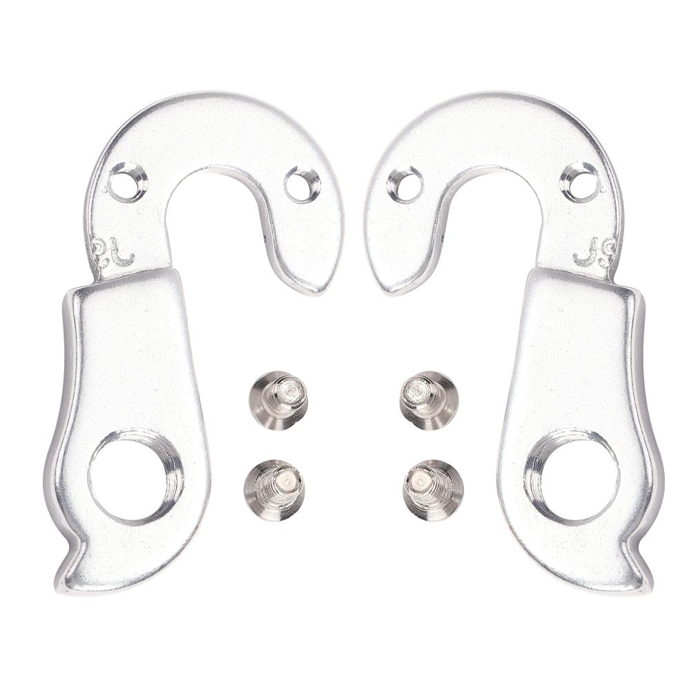 2Pcs Bicycle Rear Derailleur Hanger Aluminum Alloy Bike Frame Gear Tail Hook Compact MTB Bike Derailleur Hanger for MTB Bike