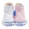 Converse Chuck Taylor All Star Comfortable and Versatile Non-Slip Abrasion Resistant High Top Espadrilles Women's Pink White