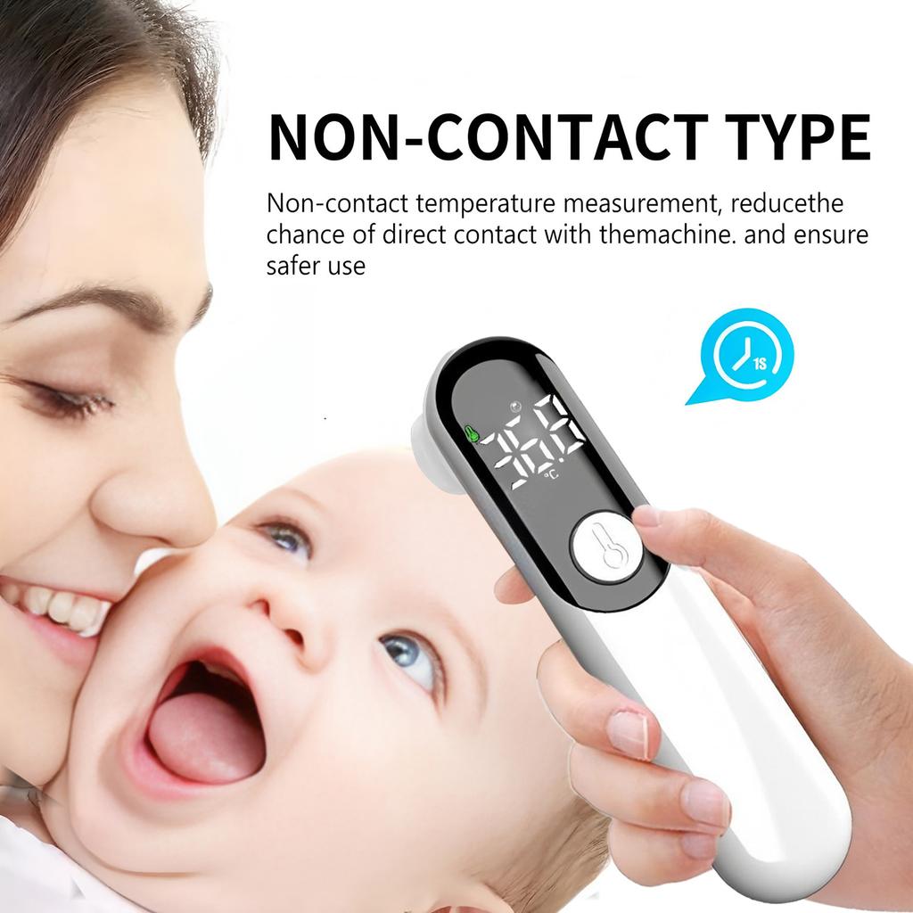 Portable Infrared Fever Thermometer Digital Infant Adult Non-contact Laser Body Temperature Ear Thermometer Finger Pulse Oximete