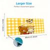 Cute Rilakkuma Breakfast Custom Name Large Size Mouse Pad Gaming Table Cushion Nonslip Laptop Tablet Big XXL Mat Mini PC Playmat With Lock edge