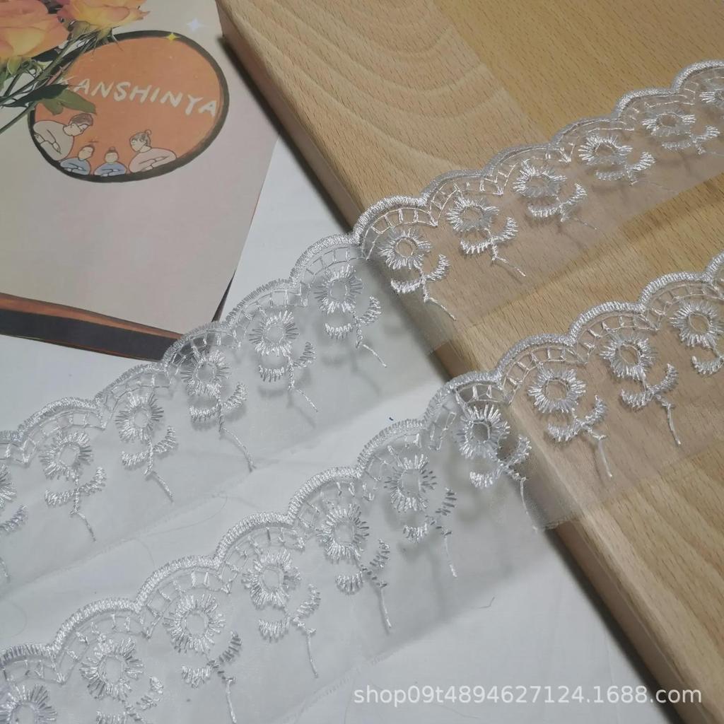 Accesorii creative din dantela pentru femei si copii: Dantela din poliester din fire de sticla pentru imbracaminte si sosete