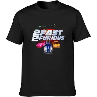 2 Fast 2 Furious Mens T-Shirt Black Unisex Tee