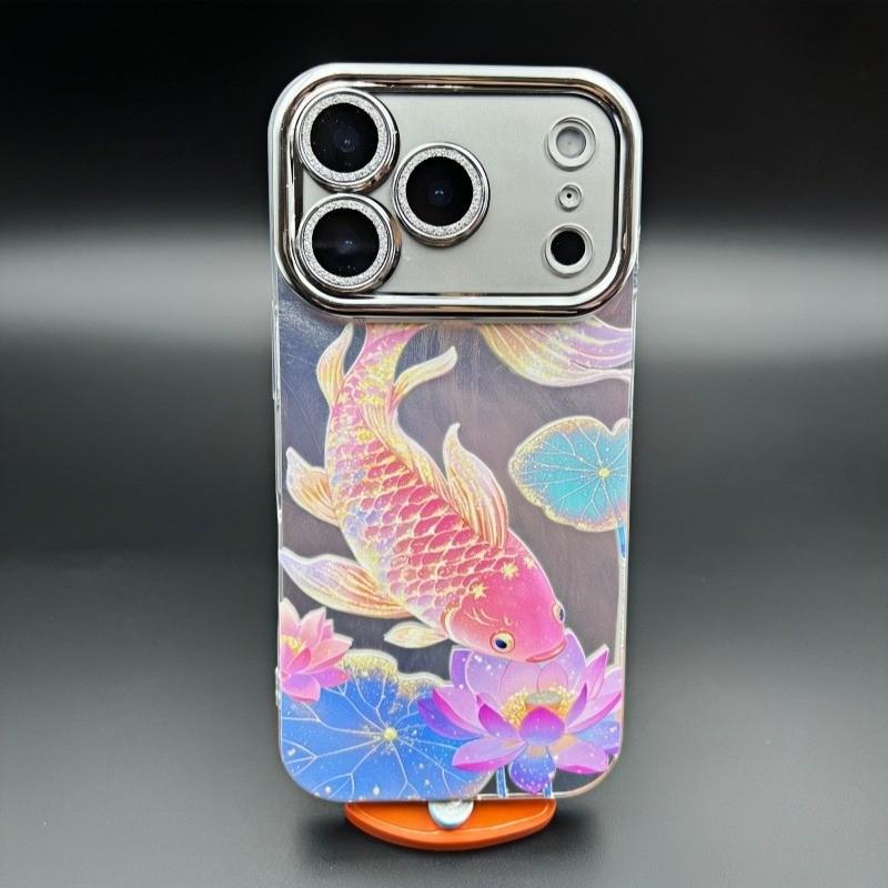 

Colorful Koi Fish for Apple 17 Phone 16 Case 15 Protection for IPhone 14 Set 13 Silicone Full Pack For Apple 6