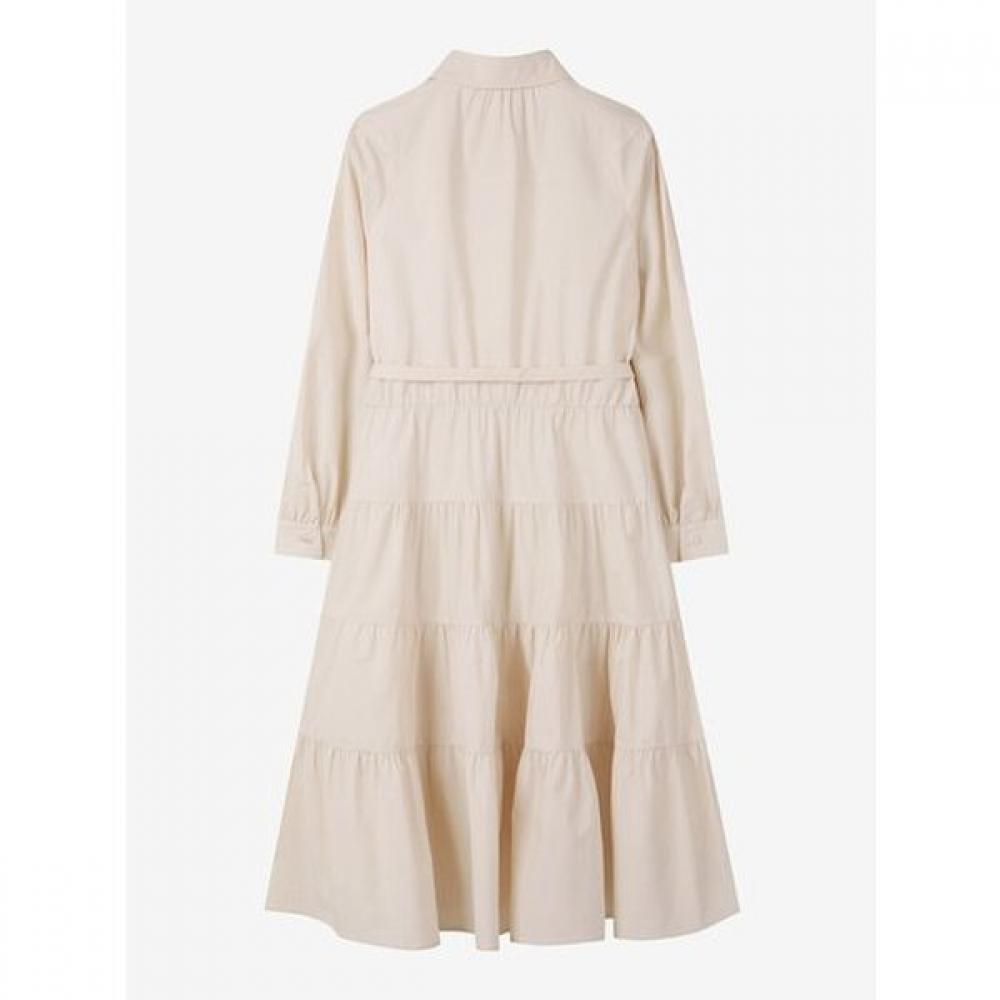 Cc Collect Belted Shirring Shirt Dress  C261mse001 