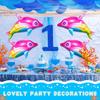Inflatable Dolphin Rainbow Inflatable Toy Inflate Pool Beach Birthday Party Decoration Float Water Sports Inflatable Toy