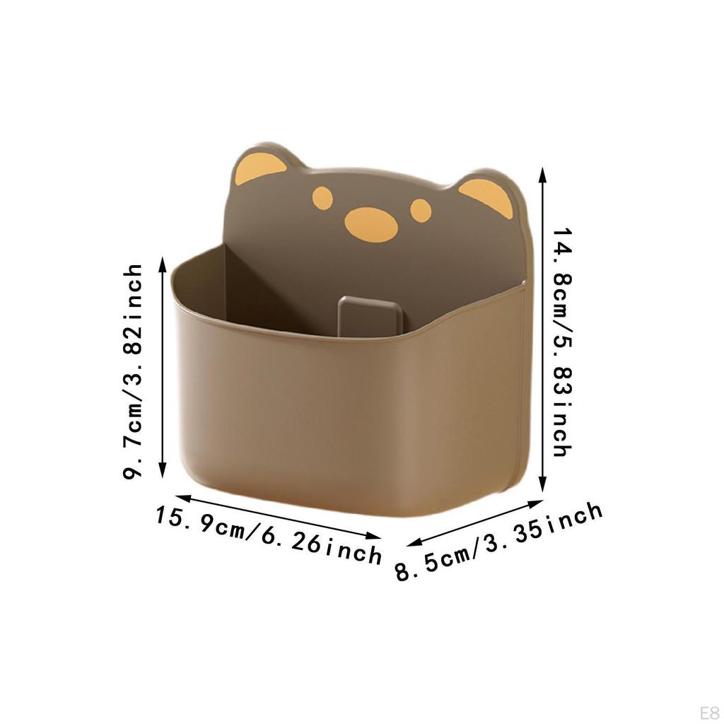 Kitchen Wall Organizer Drain Cabinet Box Holder Space Saving Storage Bin Hanging Basket for Dorm