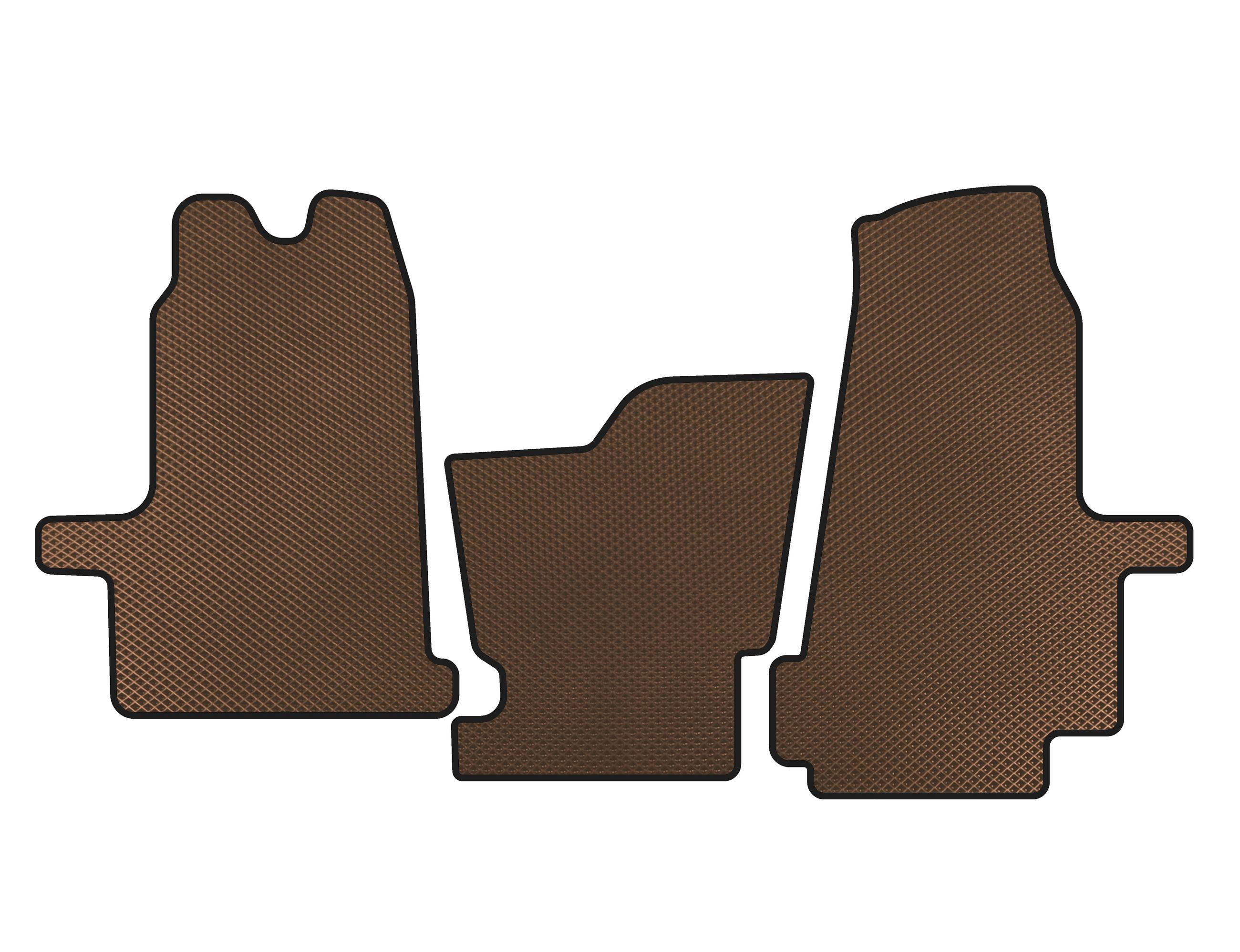 

EVA mats (2000-2006, Automatic Transmission, Brown) for Ford Transit