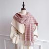 Luxury Winter Plaid Scarf for Women Men British Style Cashmere Scarves With Tassel  Christmas Female Winter Warm Clothing