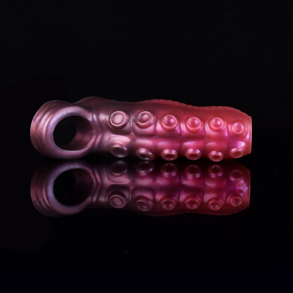 Monster Octopus Tentacle Penis Sleeve,Male Penis Enlargement,Half Wrap Delayed Ejaculation,G-spot Stimulation Silicone Penis Sleeve Sex Toys