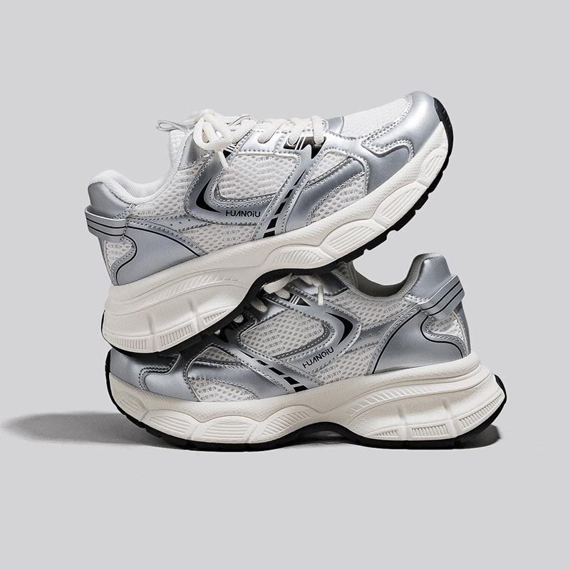 Daddy Shoes 22 New Autumn Mesh Shoes Breathable Mesh Thick-soled Summer Sports Shoes