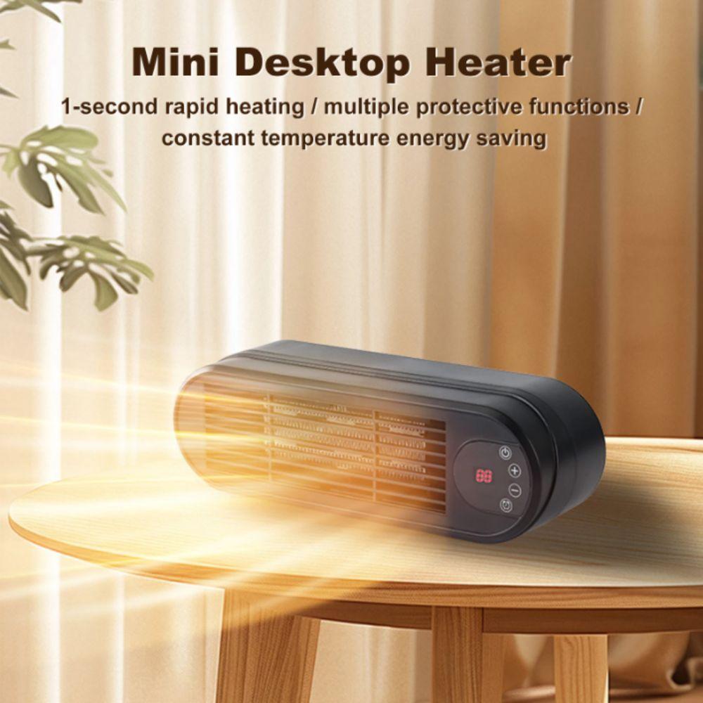 12H Timer Space Heater PTC Technology Portable Heater Small Size Desktop Heater Indoor Use