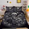 Duvet Cover Set Beauty Skull Printed Full Size Microfiber Bedspreads High Quality Luxury Bedding Cover