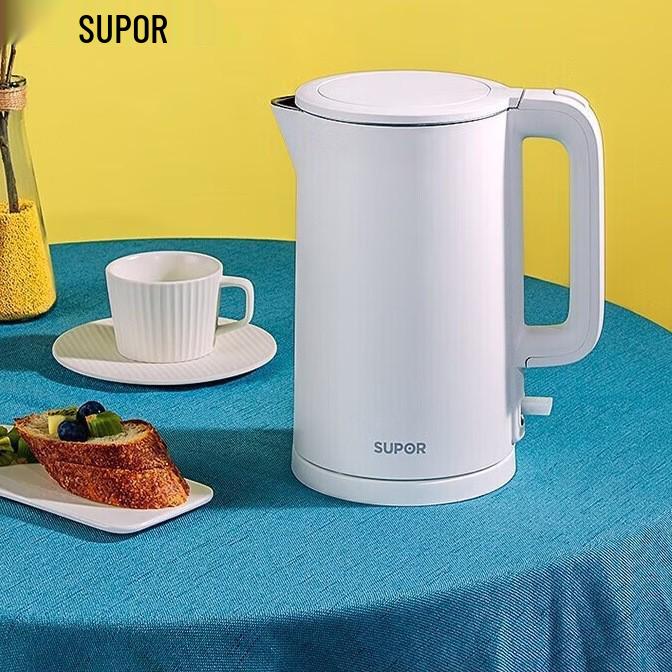 

Su.Boer 1.5L Electric Kettle with Seamless Liner and One-Button Lid SW-15T715 Contact customer service for bulk pricing
