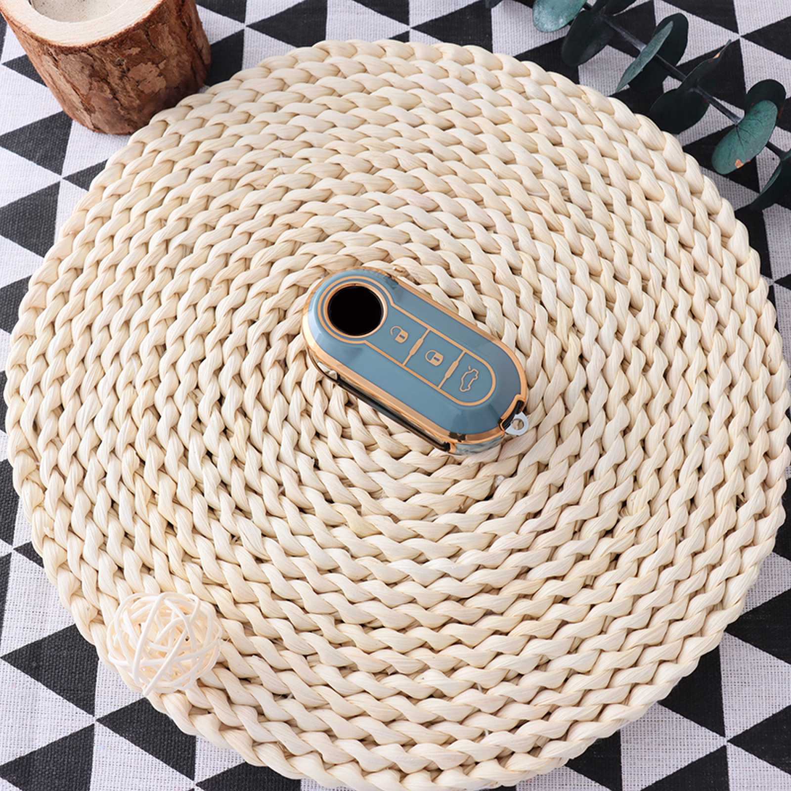 

Car Key Case For Fiat 500 Abarth Ducato Punto Panda 500L Lancia Musa Bravo Doblo For Citroen For Peugeot Boxer Car Accessories