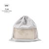 Luxury Transparent Moistureproof Drawstring Storage Bag with Breathable Dustproof Flocking