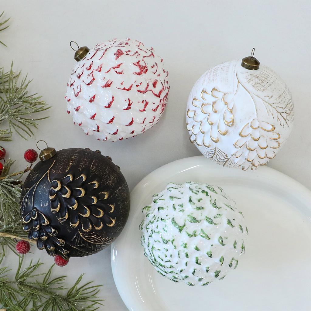 Antique Christmas Ball Set Christmas Window Decoration Props Christmas Tree Decoration Hanging Ball