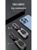 Car Key Case for Kia K2 K5, Hyundai Elantra, Langdong, Reina, ix35, Sportage - Protective Shell with Buckle