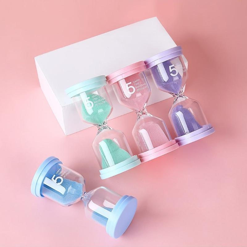 Sand Timers Set 4pcs Colorful Hourglass Sand Timers 1/5/3/10/15/30 Minutes Sandglass Timers for Classroom Home Cooking