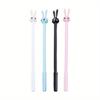 24pcs Cartoon Rabbit Shape Neutral Pen Cute Learning Stationery Office Water-Based Signature Pen Fun Birthday Gifts,Graduation Season Back To School