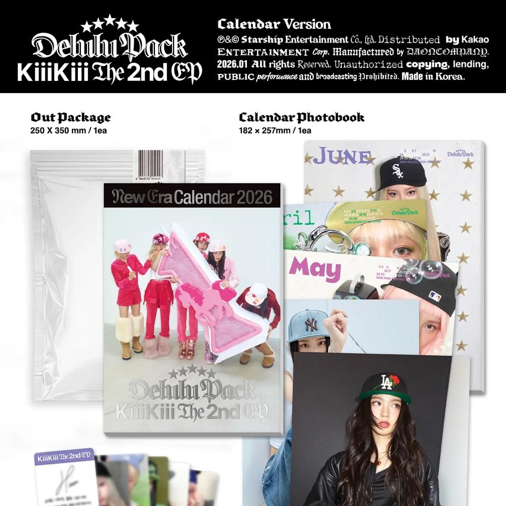 KiiiKiii [DELULU PACK] 2nd EP Album CALENDAR Version