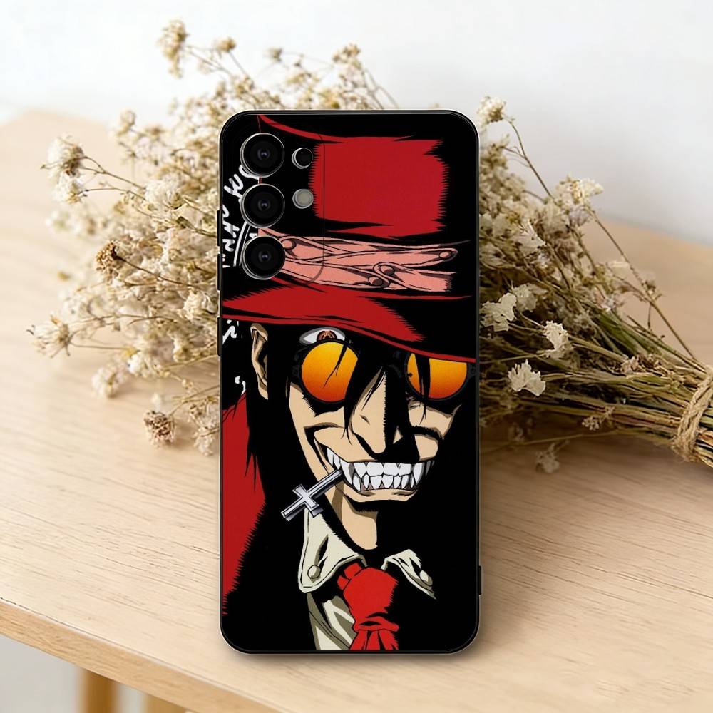 A-Alucard H-Hellsing Аниме Чехол для телефона Samsung S25,S24,S21,S22,S23,S30,Ultra,S20,Plus,Fe, Мягкий силиконовый Черный чехол Samsung S24ULTRA