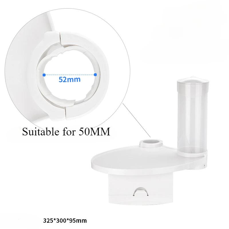 NEW 3 in 1 Rack Oral Tray Accessories Dental Chair Scaler Tray Parts Disposable Cup Holder Tissue Box Storage Holder