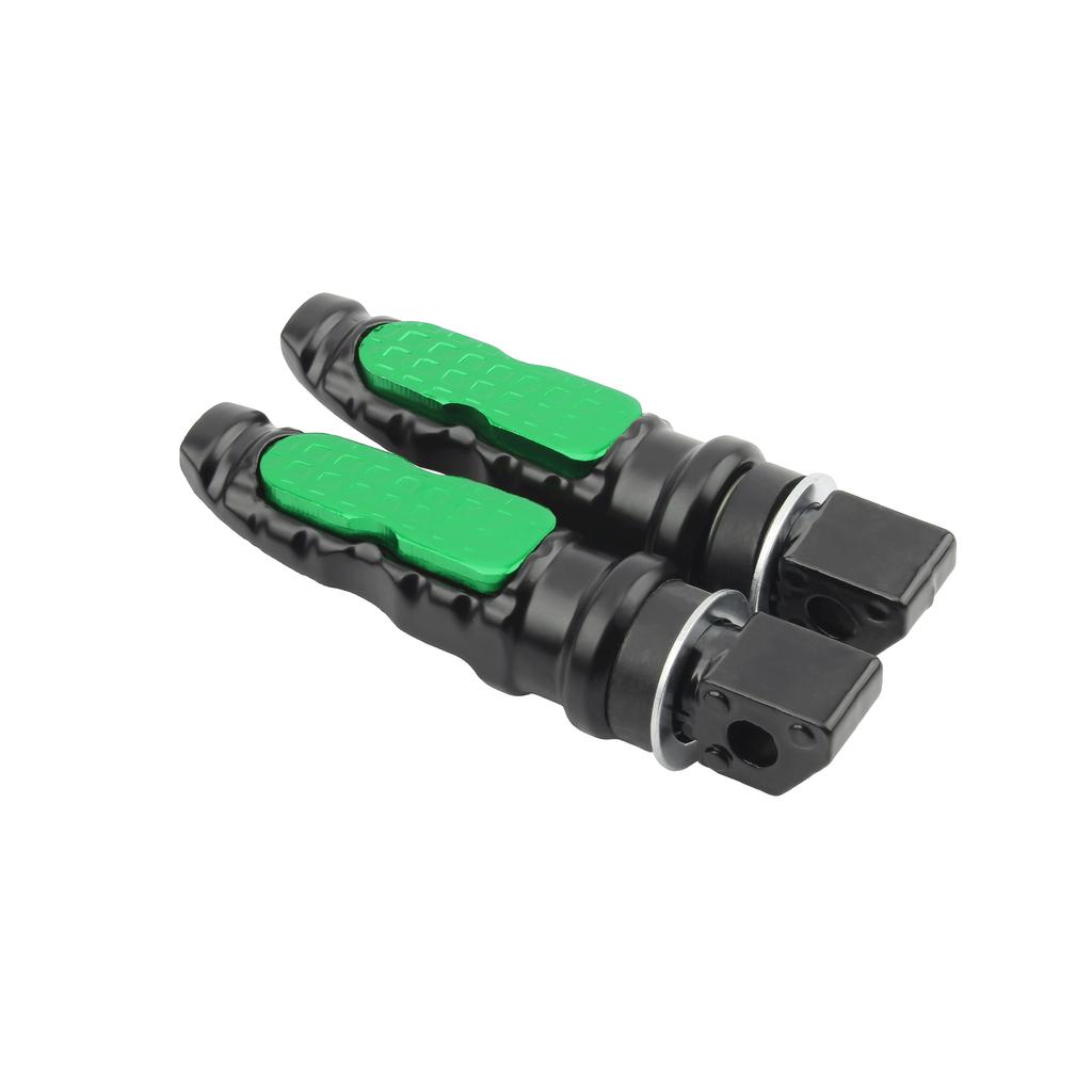 Universal 8MM Motorcycle Rear Passenger Foot Pegs Aluminum Footrest For KTM Yamaha Honda Kawasaki Motorbike Pedals Scooter