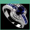 Anello da Donna in Argento con Zircone Ovale Geometrico in Stile Chic alla Moda per un Look Trendy