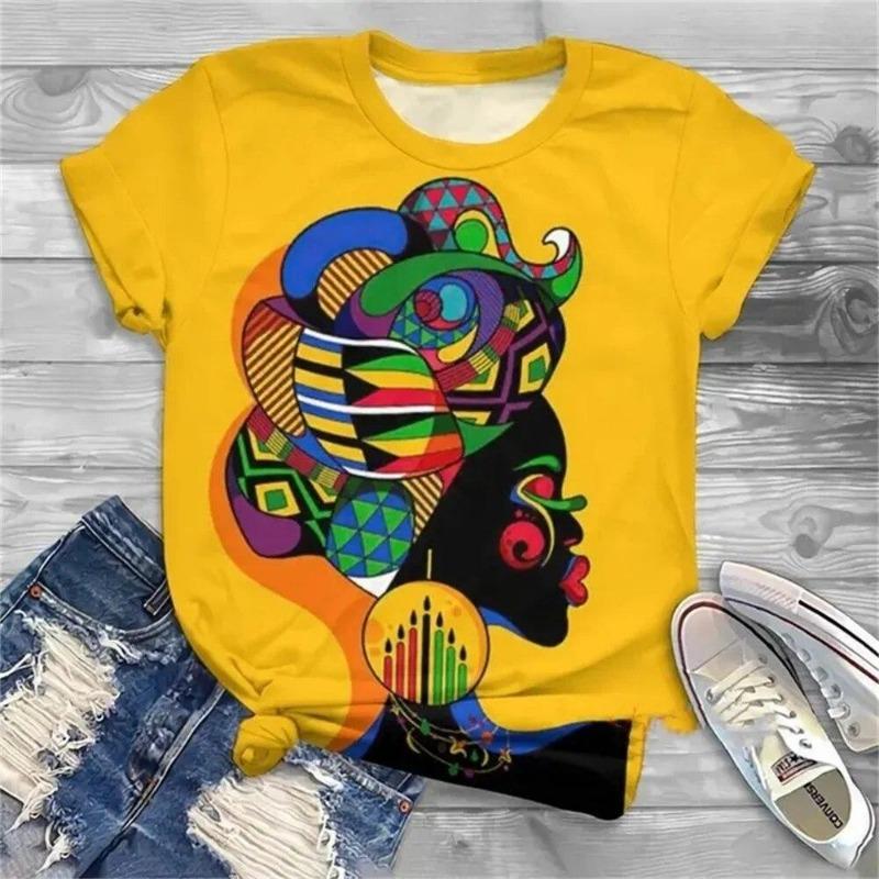 Bohemia Girl 3d Printed Kids Adult T-shirt Summer Women's Casual Outdoor Girl Short Sleeve Tees Top Pullover