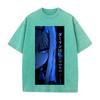 Anime DARLING In The FRANXX Zero Two Print T-shirt Men Women Tshirts Short Sleeve Cotton Clothing Washed T Shirt Harajuku Tops