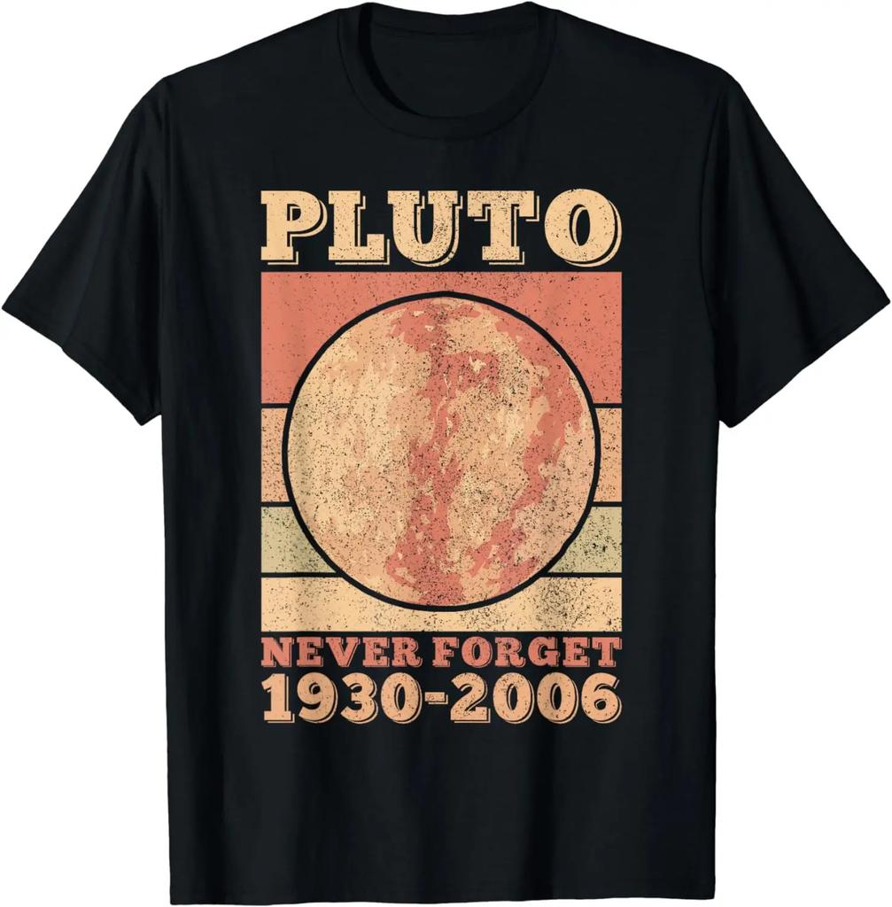Pluto Never Forget Space Science Astronomy Men Women Funny T-Shirt