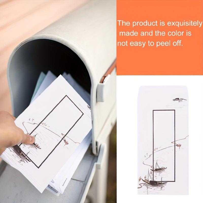 1 set/50 buc set plicuri vintage, stil antic imprimare culoare vintage plic sac scrisoare de dragoste, antet plic premium literar de confesiune