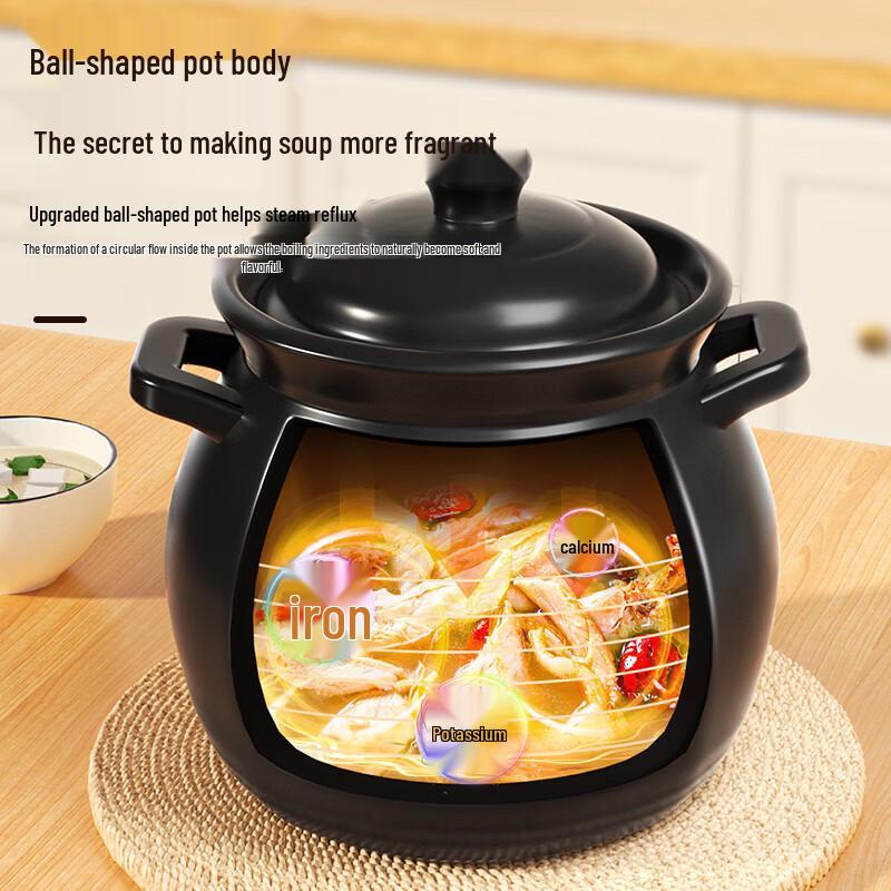 Zhi Shi Home Ceramic Braising Pot