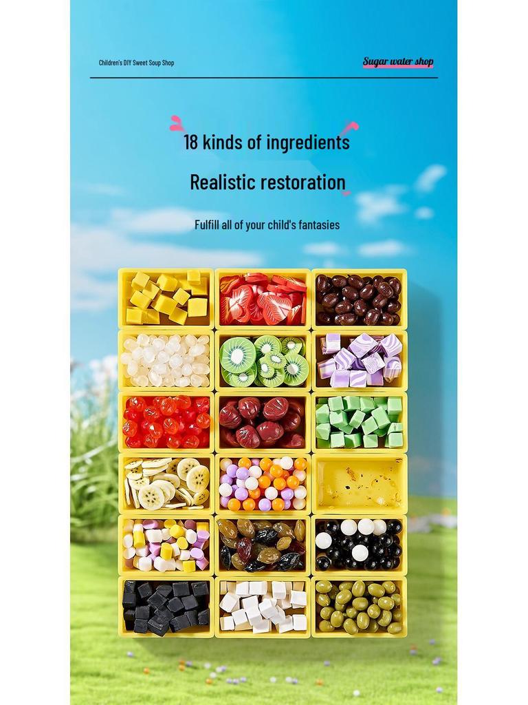 Xiaoling Toys Miniatur Süßigkeitenladen DIY Essensspielzeug für Mädchen ab 6 Jahren Geburtstagsgeschenk