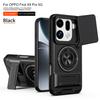 Para Oppo Find X9 Pro Funda OPPO Find X9 Pro Cubierta Funda para Teléfono Magsafe Magnético Plegable Soporte Armadura Militar Cubierta de Protección de Cámara