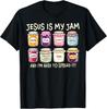 NEW LIMITED Jesus Is My Jam And Im Here To Spread Christian Bible Verse T-Shirt