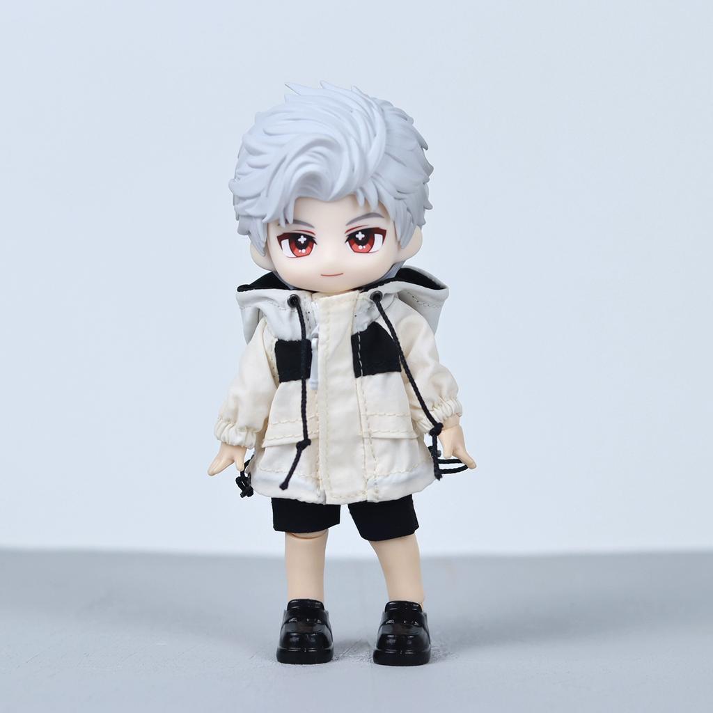 Love And Deepspace Shen Xinghui Li Shen Ob11 Doll 1/12 Bjd Gsc Full Action Figure Hoodie Denim Shorts Bag Outfit Dolls