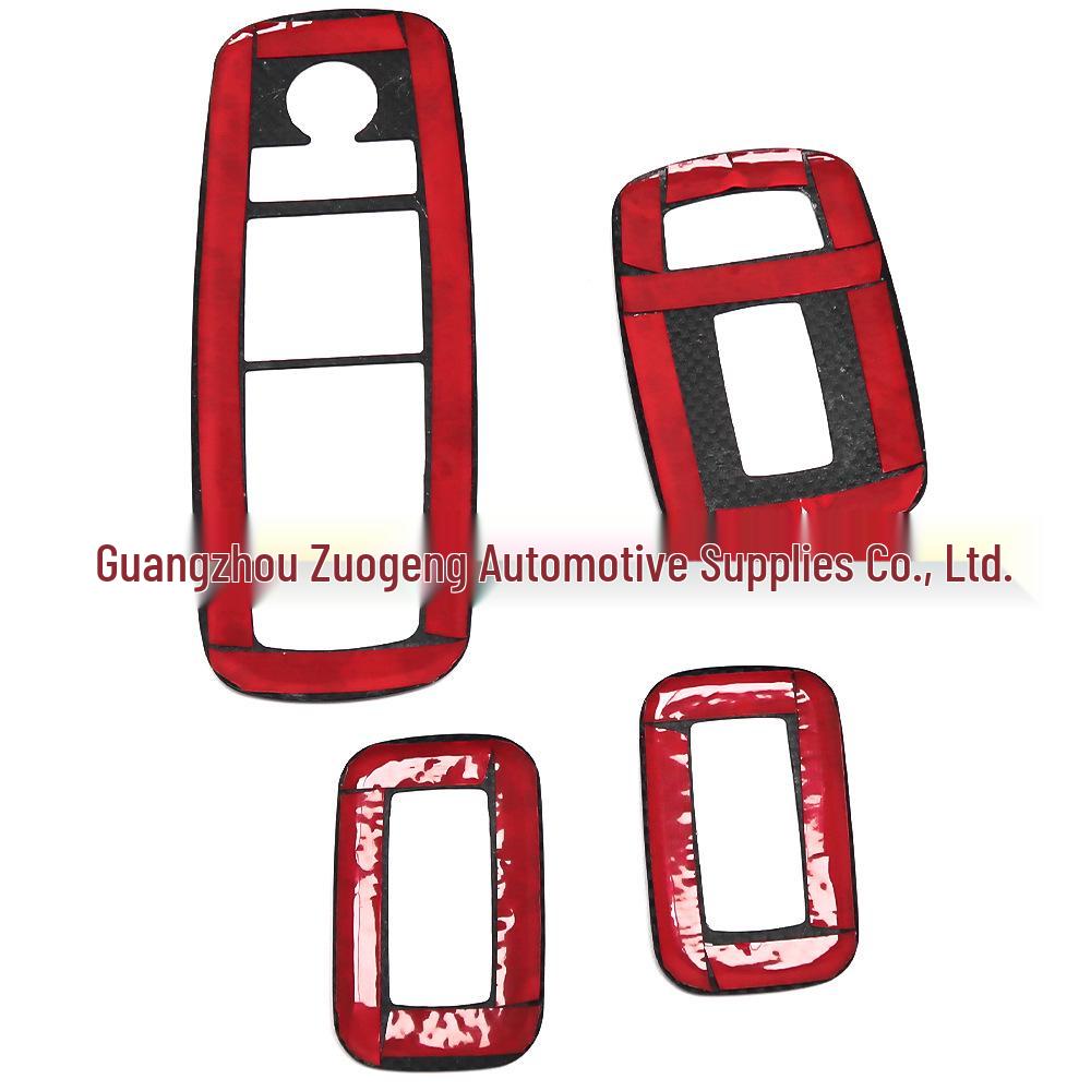 Dodge RAM TRX Carbon Fiber Window Button Frame Trim