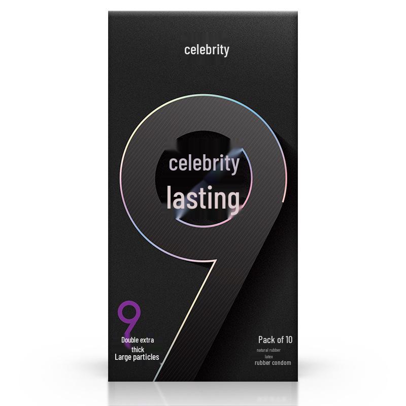 Preservativi Celebrity Extra Spessi Particelle Grandi 10 Pezzi Ritardo